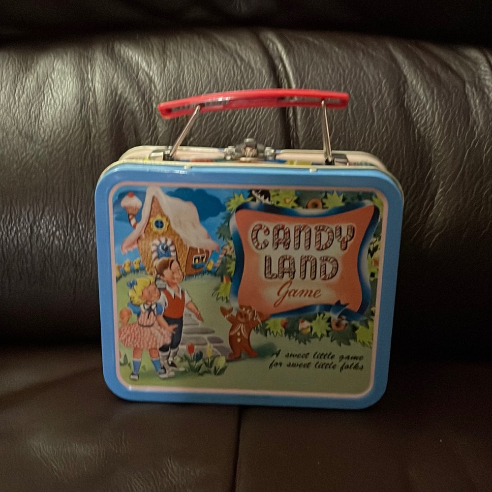 Hasbro vintage Candyland tin storage/lunchbox.
